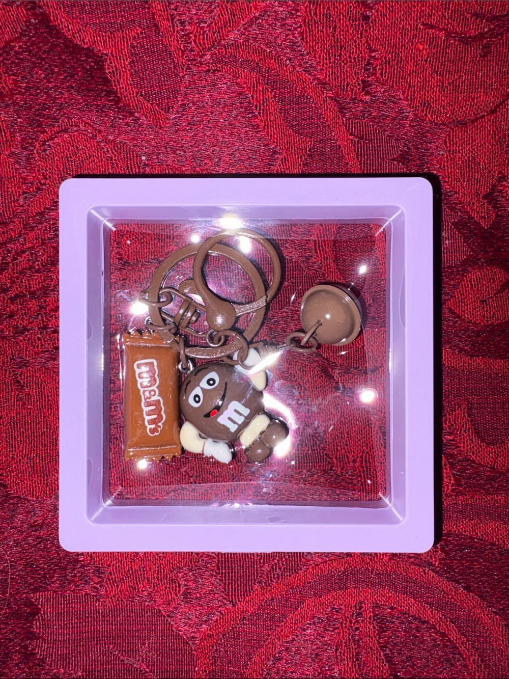 M&M’s Keychain in Brown